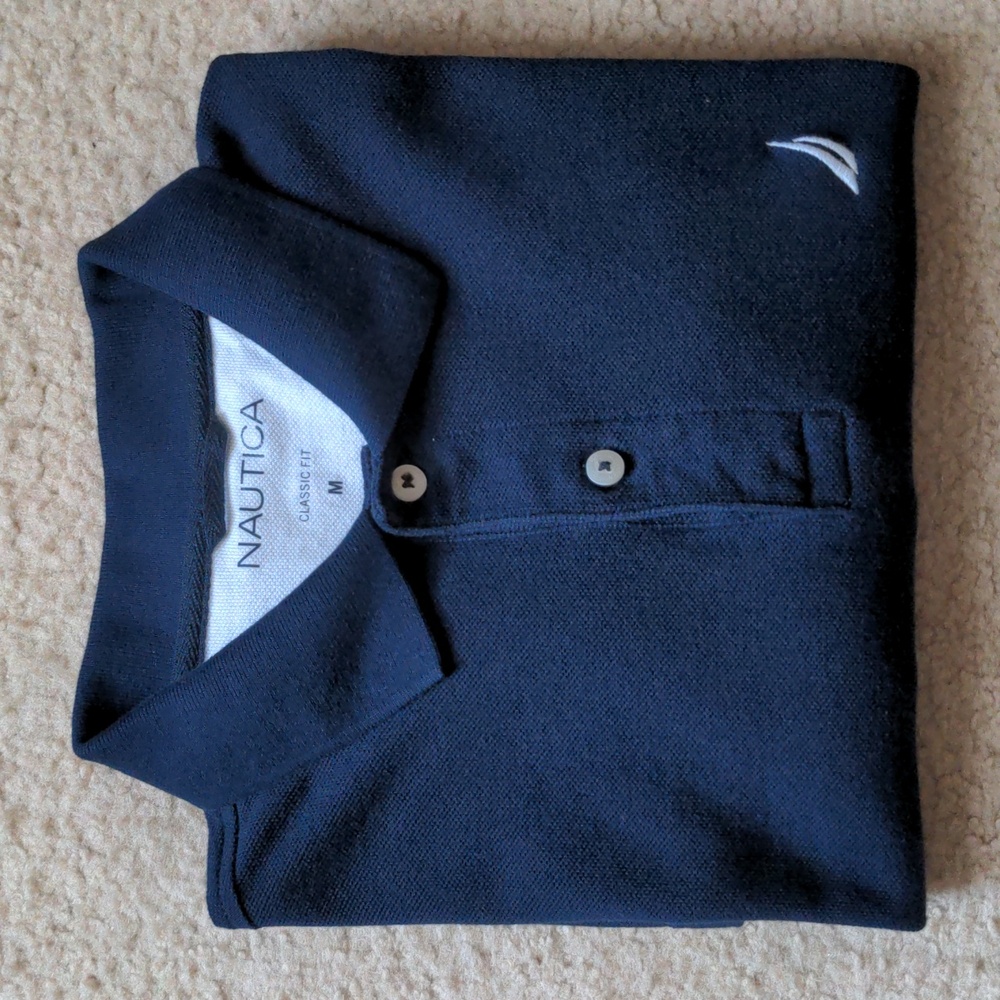 Nautica Short Sleeve Pique Polo
